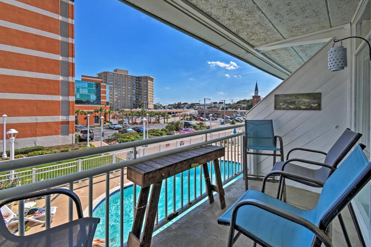 Oceanfront Resort Studio On Virginia Beach! Luaran gambar