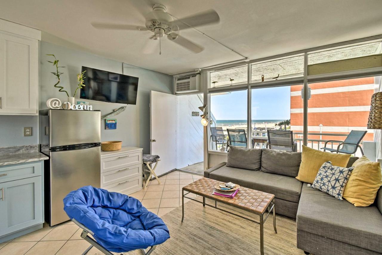 Oceanfront Resort Studio On Virginia Beach! Luaran gambar
