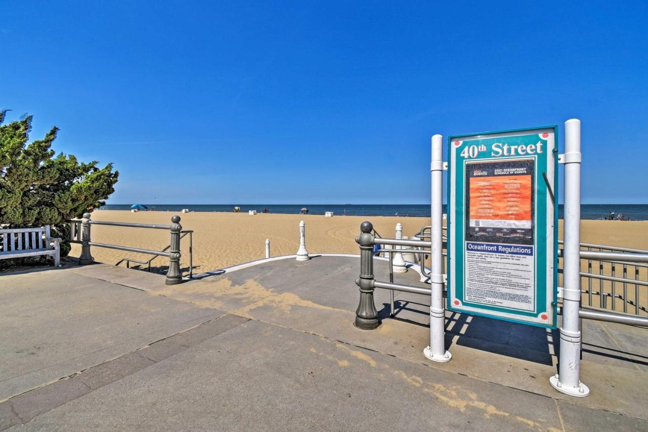Oceanfront Resort Studio On Virginia Beach! Luaran gambar
